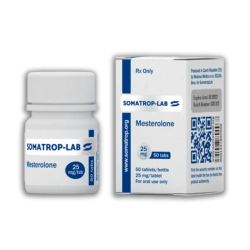 Somatrop Lab - Proviron (Mesterolone) 25mg/50tab.